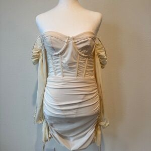 Oh Polly Sheer Mini Dress